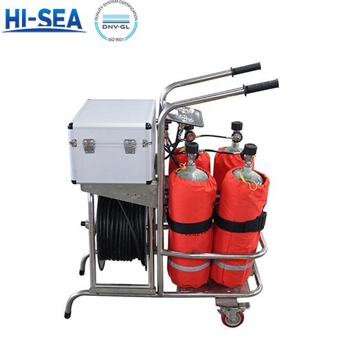 Trolley Movable Long Tube Air Breathing Apparatus